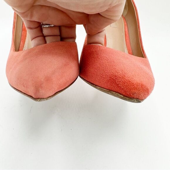 Hugo Boss Orange Suede Pointed Toe Stiletto Pumps EUR 40 US 9.5 - Picture 6 of 13